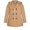 Avenue Women's Plus Size Faux Wool Peacoat - 4 of 4