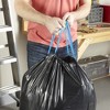 Hefty E85274 Ultra Strong Tall Kitchen & Trash Bags, 30Gal, 1.1 Mil, Black,  74/Box