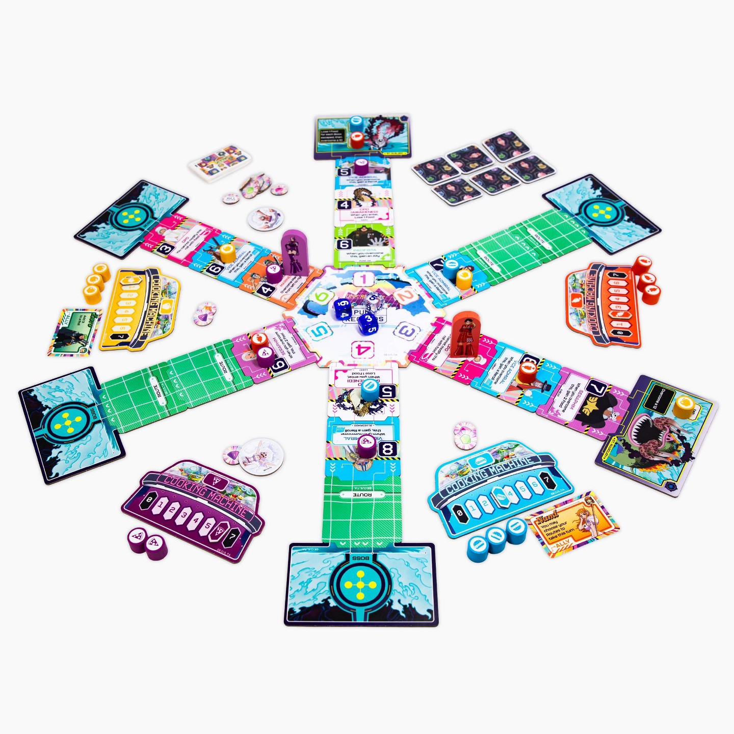 Детские игрушки Kess One Piece: Escape From Egghead Island Strategy Board Game — фото 2