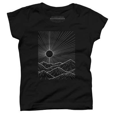 Girl's Design By Humans Highest Peak By clingcling T-Shirt