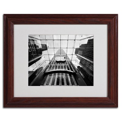 Trademark Fine Art -Nina Papiorek 'NYC Big Apple II' Matted Framed Art