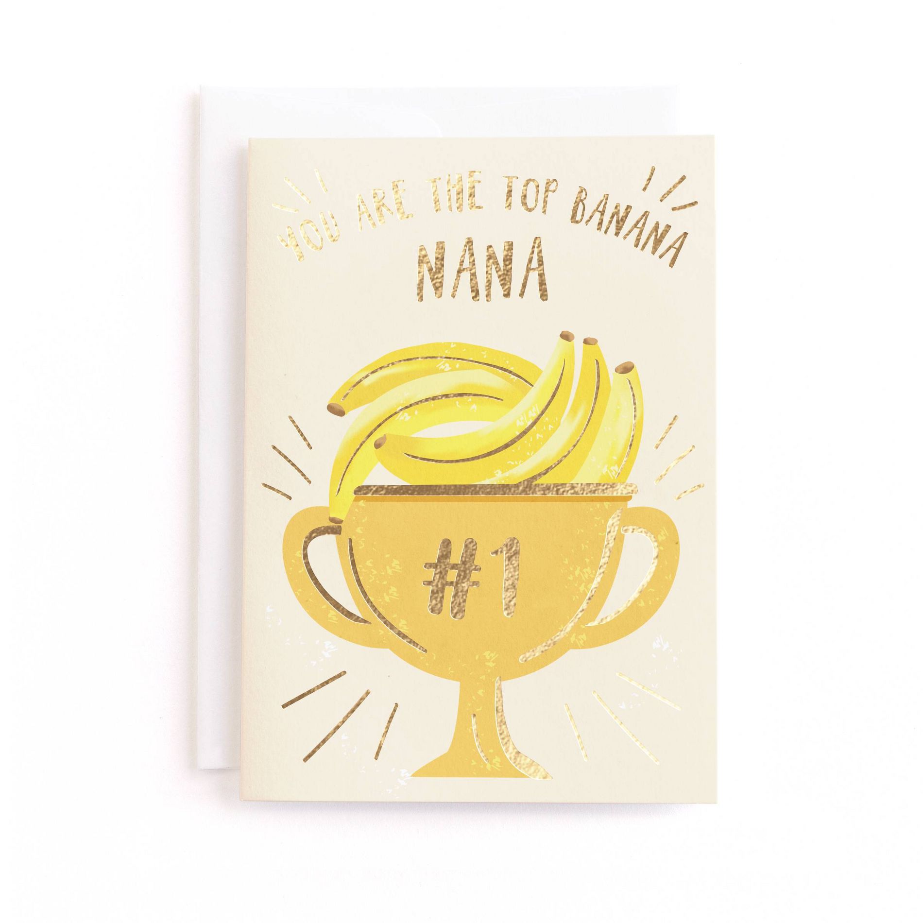 Minted Mothers Day You're the Tops Nana Greeting Card