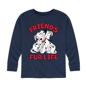 Boys' - 101 Dalmatians - Friends FUR Life Long Sleeve Graphic T-Shirt - 1 of 3