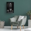 Tom Quartermaine 'Black and White Cactus' Canvas Art - 4 of 4