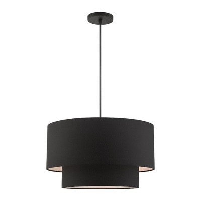Livex Lighting Bainbridge 3 - Light Pendant in  Black