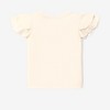 Disney Princess Cinderella  Ariel Belle Toddler Girl Character Ruffled Short-sleeve Tee Eco-Friendly Naia Fabric - 2 of 4