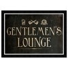 19" x 13" Gentlemen's Lounge Motivational Quotes Framed Wall Art Black/White - Hatcher and Ethan - 2 of 4
