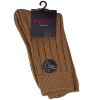 Memoi Women's Neutral Ribbed Knit Essential Boot Socks - 4 of 4