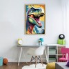 Stupell Industries Colorful Roaring T-Rex Floating Frame Canvas Art - 3 of 4