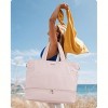 LOVEVOOK Travel Duffle Bag, Puffer Weekender Bags for Women with Shoe Compartment - 2 of 3