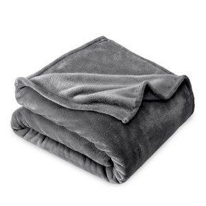 Microplush Fleece Bed Blanket by Bare Home - 1 of 4