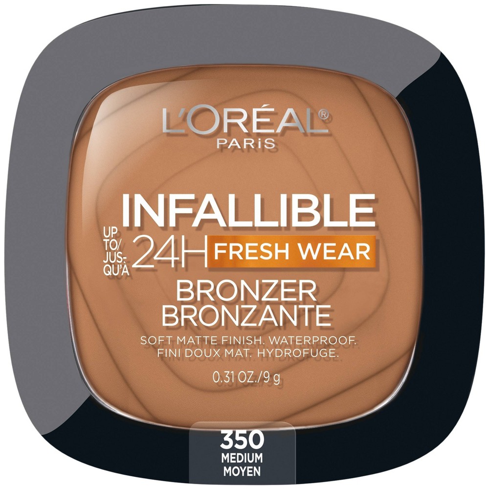 Photos - Other Cosmetics LOreal L'Oreal Paris Infallible Up to 24hr Fresh Wear Soft Matte Bronzer - 350 Me 