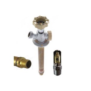Quarter Ball  Frost Proof Sillcock,8 in. L QB-108MC - 1 of 4