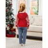 PATPAT Stitch Family Matching Christmas Hooded Sweatshirt Stitch Snow Pattern Long Sleeve Pullover Hoodies - 4 of 4