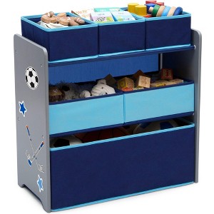 Delta Children 6 Bin Toy Organizer with Reusable Stickers - 1 of 4