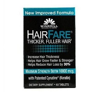 Windmill Hair Fare Vitamin Supplement Caplets for Hair - 60 Tablets - 1 of 4