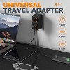 Universal Travel Adapter, 100W GaN International Power Adaptor with 4 USB Ports (2 USB C), Worldwide Plug Adapter for US to EU Europe UK AUS France - 4 of 4