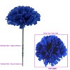 Floral Home 5" Pick Long Royal Blue Carnation Pick - 100-Piece - 2 of 4