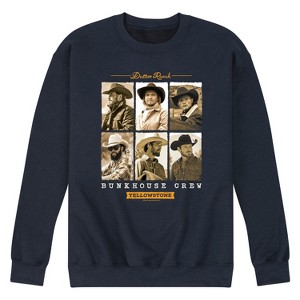 Men's - Yellowstone - Bunkhouse Crew Graphic Fleece Sweatshirt - 1 of 4