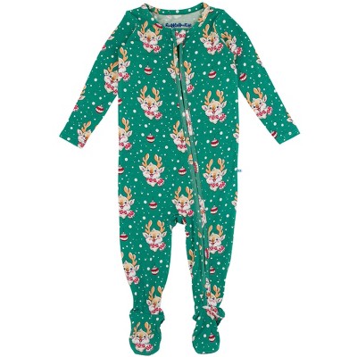 RuggedButts SoftSnooze Baby Boys One Piece Footie Pajamas