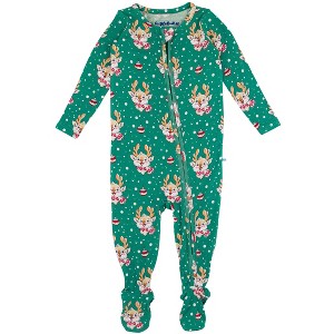 RuggedButts SoftSnooze Baby Boys One Piece Footie Pajamas - 1 of 4
