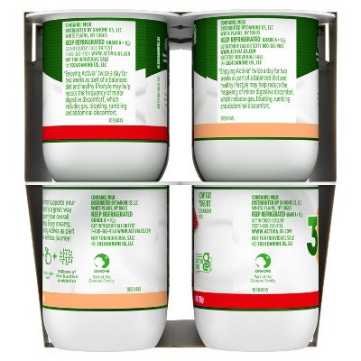 Activia Probiotic Peach &#38; Strawberry Yogurt Variety Pack - 12ct/4oz Cups_5