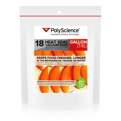 PolyScience Set of 18 11" x 16" Heat Seal Vacuum Bag