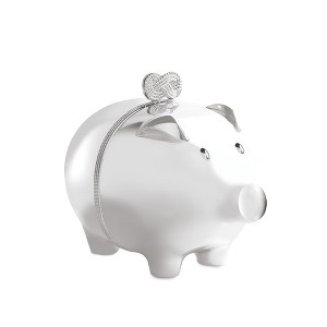 Vera Wang Infinity Baby Piggy Bank Silver - 1 of 1
