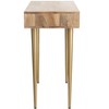 Leni Desk - DSK9003 - Natural/Brass - Safavieh - 4 of 4
