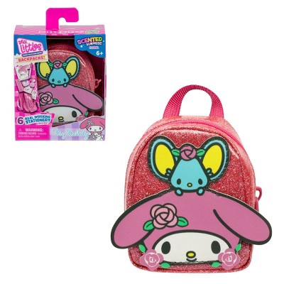 Real Littles Hello Kitty and Friends 3.5" Inch Micro Collectible Backpack with 6 Surprise Inside!, Floral Scented My Melody