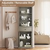 Freestanding Narrow Bathroom Bookcase with Shelves and Drawer - 4 of 4