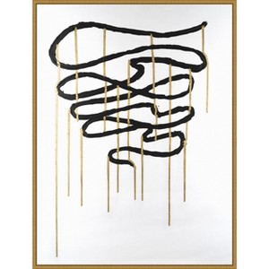 Amanti Art Weeping Ribbon I by Michael Willett Framed Canvas Wall Art - 1 of 4
