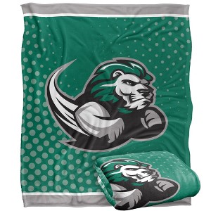 Slippery Rock University Logo Dots Silky Touch Blanket White 50x60 - 1 of 4