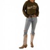 Women's 90‚Äôs Baggy Crewneck Jackson Hole Sweatshirt - Care Tucker - 3 of 4