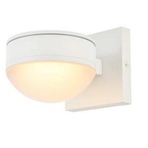 Elegant Lighting Raine Integrated LED wall sconce in white - 1 of 4