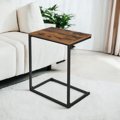 End Table Small Side Table Bed Side Table Side Table For Couch Mesitas Para Sala C Shape End Table