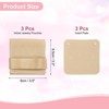 Unique Bargains Velvet Storage Ring Necklace Jewelry Pouches with Insert Pad 3.5" x 3.3" 3 Pcs - 2 of 4