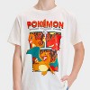 Boys' Pokemon Short Sleeve T-Shirt - Of-White Almond - 2 of 4