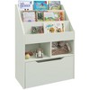 NicBex Kids 5-Shelf Bookcase with Storage Drawer Montessori Toy Organizer Playroom Storage System with Anti-Tip Anchors - 2 of 4