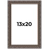 PosterPalooza | Ornate Black Picture Frame - UV Acrylic, Foam Board Backing, Hanging Hardware - 2 of 4