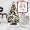 Casafield Water Hyacinth Christmas Tree Collar, Woven Tree Base Cover with Cord Cut Out - 2 of 4