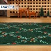 Christmas Runner Rug 2x6 Washable Christmas Kitchen Rugs Modern Geometric Area,Red - 4 of 4