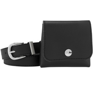 INSPIRE CHIC Women's Fanny Pack Faux Leather Belts with Removable Mini Pouch Small Purse Waist Belt Bag 1 Pc - 1 of 4