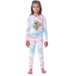 Scooby-Doo Girls' Unisex Child Relp! Daphne Velma Character Pajama Set Multicolored - 1 of 3