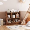 Toy Storage Cabinet for Kids, 3-Tier Wood Toy Book Organizer Cabinet, Toddler Toy Cabinet for Kindergarten Nursery - 3 of 4