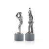 Royal Selangor Hand Finished Star Wars Collection Pewter Han Solo & Chewbacca Bishop Chess Piece Pair Gift - 3 of 4