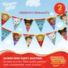 Treasures Gifted Daniel Tiger Pennant Banners - Pre-strung Triangle Pennant Banners - Daniel Tiger Birthday Party Decorations - 3 of 4