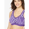 Comfort Choice Women's Plus Size Wireless Front-Close Lounge Bra - 4 of 4