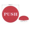Unique Bargains Acrylic Self-Adhesive Decor Store Business Push Pull Door Sign 2 Pcs - 2 of 4