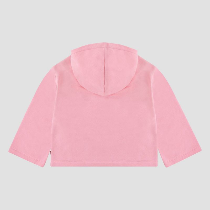 Levi's® Girls' Hooded Bell Sleeve Pullover Sweatshirt, 2 of 5